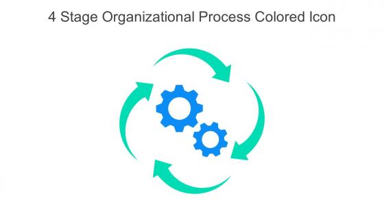 4 Stage Organizational Process Colored Icon In Powerpoint Pptx Png And Editable Eps Format