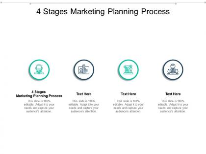 4 stages marketing planning process ppt powerpoint presentation show backgrounds cpb