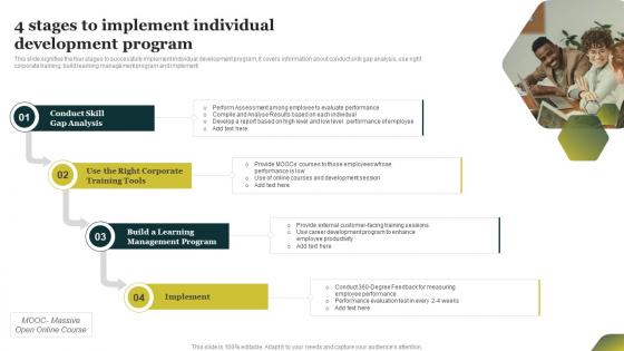 4 Stages To Implement Individual Development Program