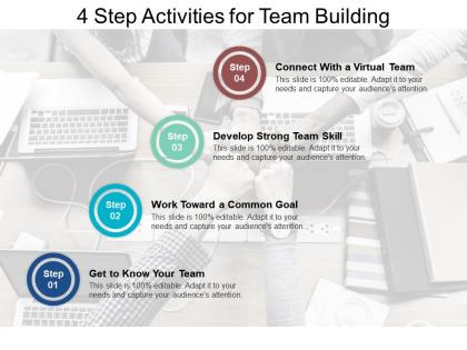 4 step activities for team building