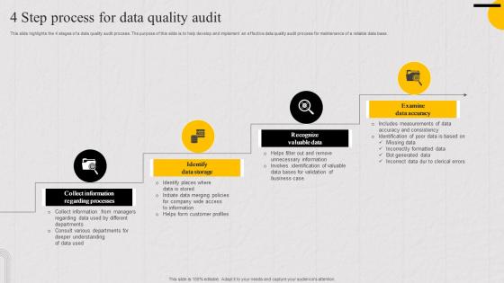 4 Step Process For Data Quality Audit