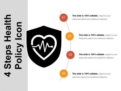 4 steps health policy icons