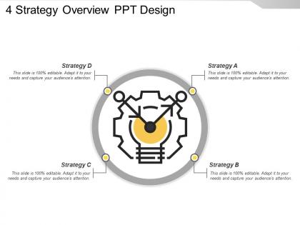 4 strategy overview ppt design