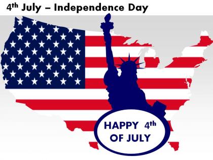 4th july independence day powerpoint presentation slides