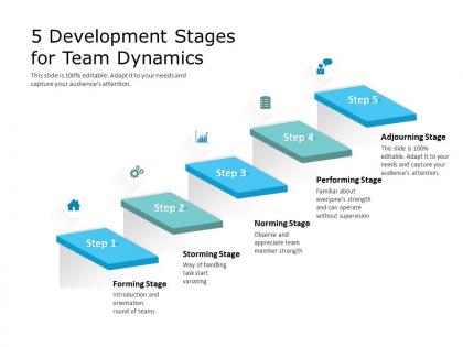 5 development stages for team dynamics