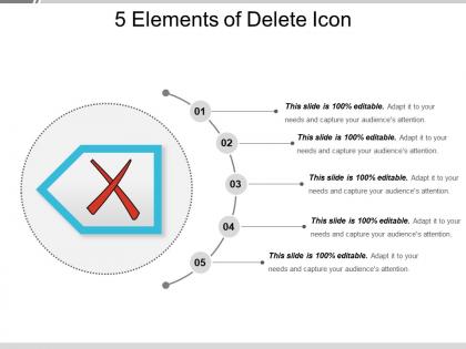 5 elements of delete icon
