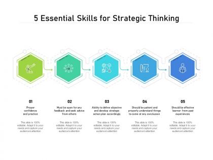 5 essential skills for strategic thinking