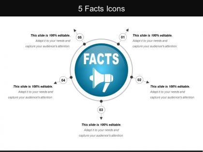 5 facts icons good ppt example
