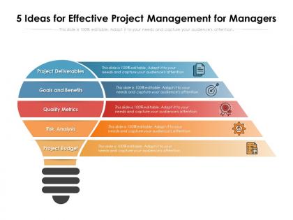 5 ideas for effective project management for managers