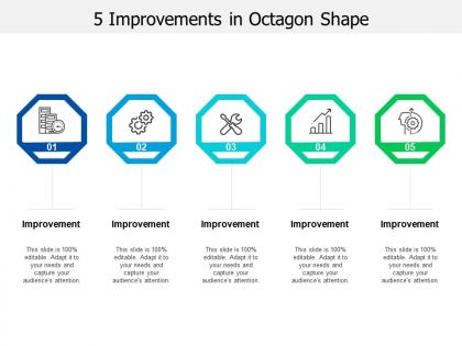 5 improvements in octagon shape