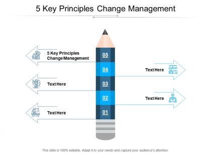 5 key principles change management ppt powerpoint presentation slides cpb