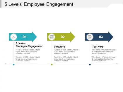 5 levels employee engagement ppt powerpoint presentation outline infographic cpb