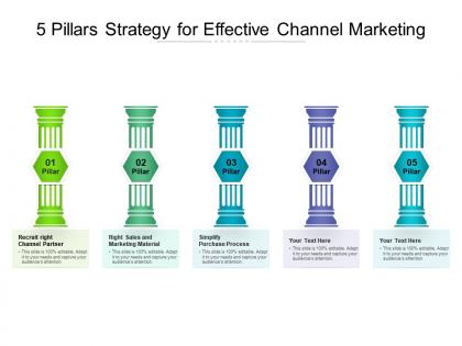 5 pillars strategy for effective channel marketing
