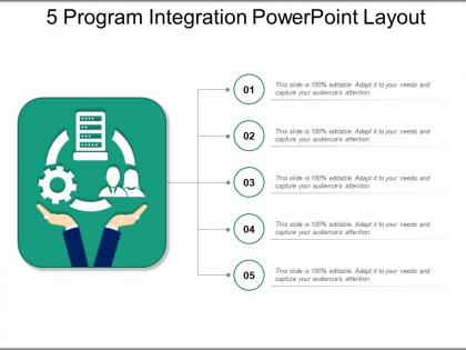 5 program integration powerpoint layout