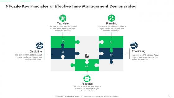5 Puzzle Key Principles Of Effective Time Management Demonstrated