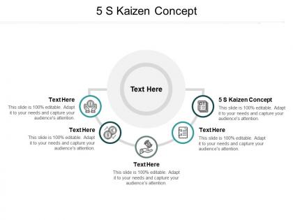 5 s kaizen concept ppt powerpoint presentation show slide portrait cpb
