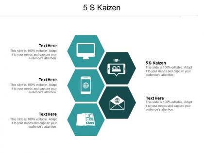 5 s kaizen ppt powerpoint presentation file mockup cpb