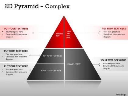 5 staged pyramid design for sales