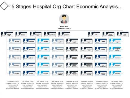 5 stages hospital org chart economic analysis budgeting and controlling