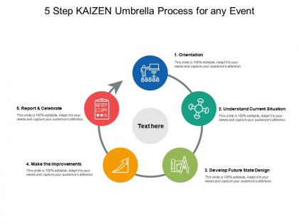 5 Step Circular Process - Slide Team