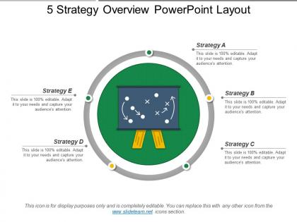 5 strategy overview powerpoint layout