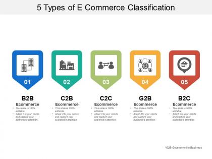 5 types of e commerce classification