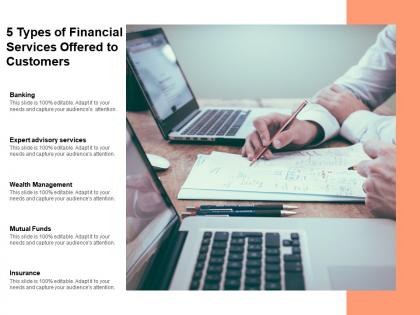 5 types of financial services offered to customers