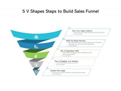 5 v shapes steps to build sales funnel