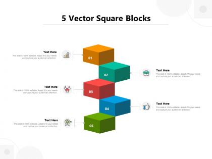 5 vector square blocks