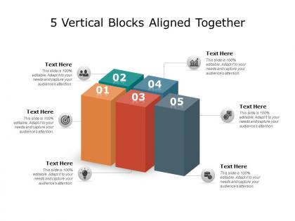 5 vertical blocks aligned together