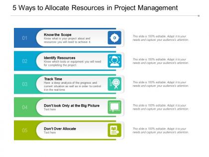 5 ways to allocate resources in project management