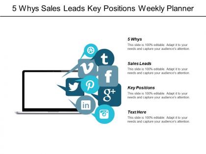 5 whys sales leads key positions weekly planner cpb