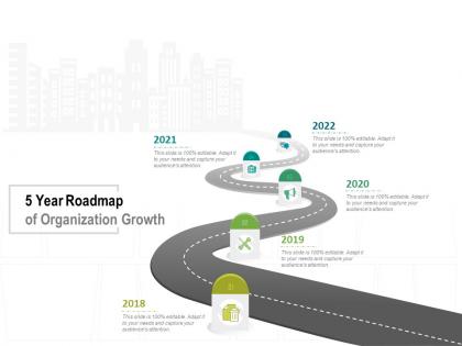 5 year roadmap of organization growth