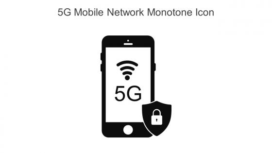 5G Mobile Network Monotone Icon In Powerpoint Pptx Png And Editable Eps Format