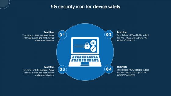 5G Security Icon For Device Safety