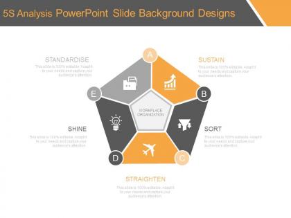 5s analysis powerpoint slide background designs