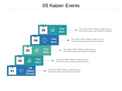 5s kaizen events ppt powerpoint presentation layouts images cpb