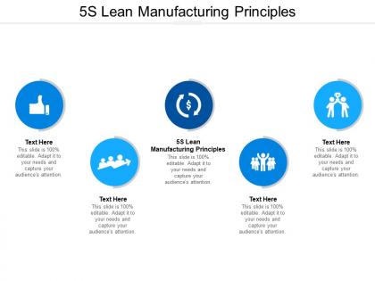 5s lean manufacturing principles ppt powerpoint presentation slides files cpb