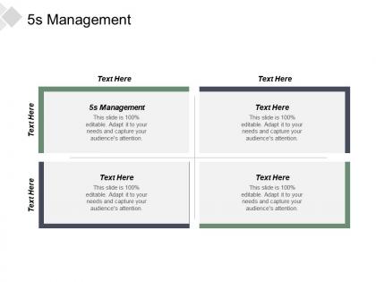 5s management ppt powerpoint presentation infographics graphic tips cpb