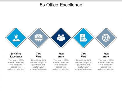 5s office excellence ppt powerpoint presentation pictures influencers cpb
