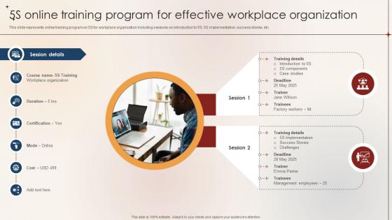 5S Online Training Program For Effective Workplace Organization