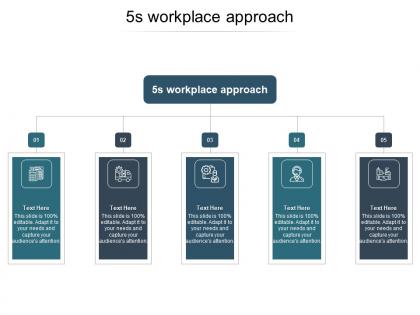 5s workplace approach ppt powerpoint presentation infographic template format ideas cpb