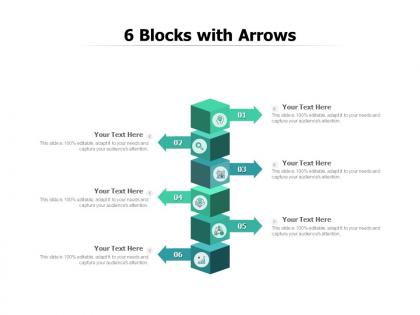 6 blocks with arrows
