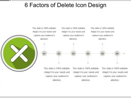 6 factors of delete icon design