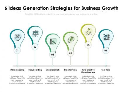 6 ideas generation strategies for business growth