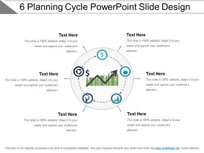 6 planning cycle powerpoint slide design