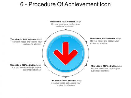 6 procedure of achievement icon