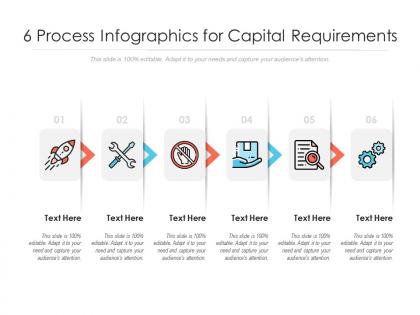 6 process infographics for capital requirements template