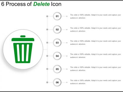 6 process of delete icon