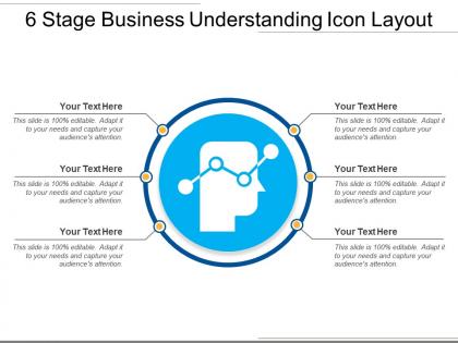6 stage business understanding icon layout